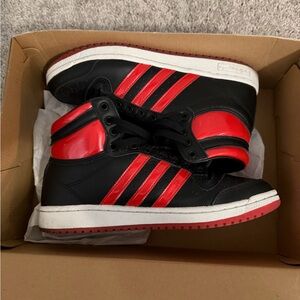 Top Ten Black & Red High-Top Sneakers